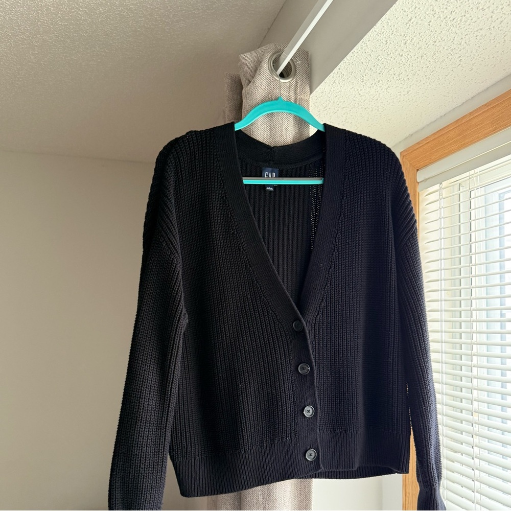 Women’s Black Knit Cardigan - Large